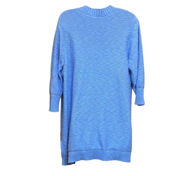 J. Jill Pure Cotton Blue Knit Sweater. XL - Picture 3 of 4